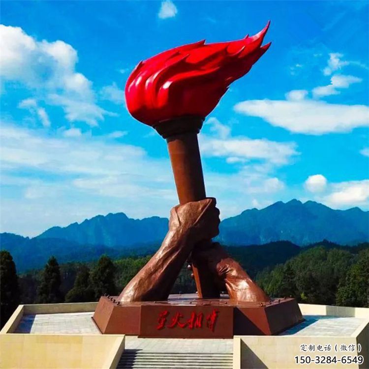 現(xiàn)代火炬雕塑承接，歐式風(fēng)格，不銹鋼火炬雕塑精選