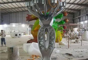 雕塑鉆戒制造，街景小品，景觀不銹鋼鉆戒雕塑優(yōu)價(jià)