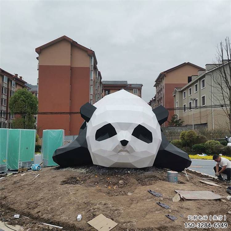 熊貓雕塑預定,城區(qū)小品,烤漆切面熊貓雕塑制造商 熊貓雕塑預定,城區(qū)小品,烤漆切面熊貓雕塑制造商