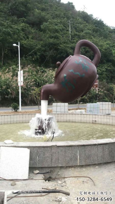 大武口小區天壺標志雕塑,多彩藝術,天壺雕塑生產廠家 大武口小區天壺標志雕塑,多彩藝術,天壺雕塑生產廠家