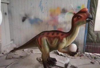 阜新抽象恐龍雕塑制造，動物雕塑，玻璃鋼恐龍雕塑展品