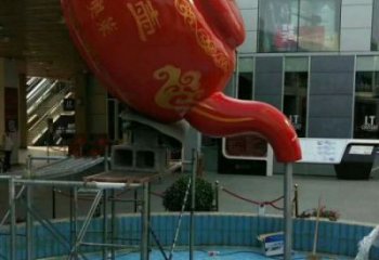 咸陽(yáng)鐵藝水景天壺雕塑，噴泉雕塑，抽象天壺雕塑制作