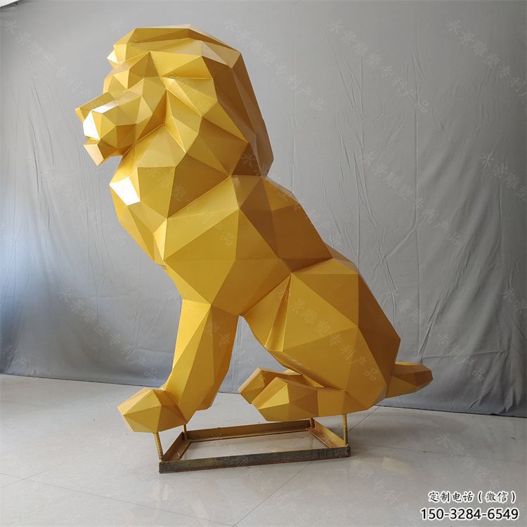 巴南獅子雕塑服務商，動物雕塑，不銹鋼獅子雕塑制作