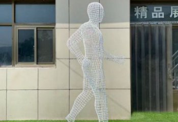 伊犁鏤空運動員雕塑服務商，美陳雕塑，鐵藝體育人物雕塑精選